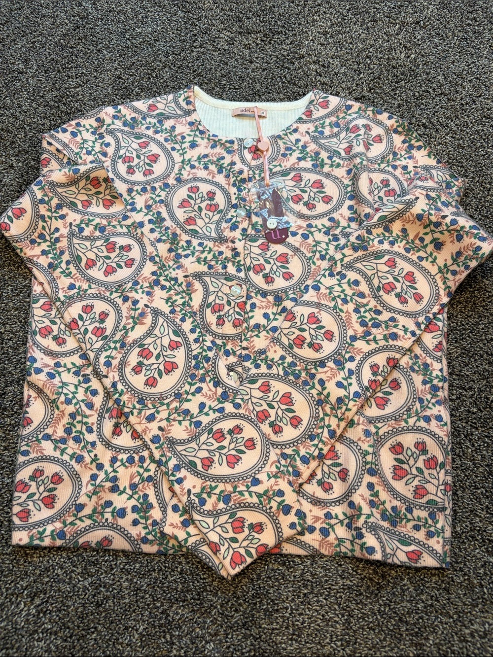 BRAND NEW NEVER WORN Udel NY floral cardigan